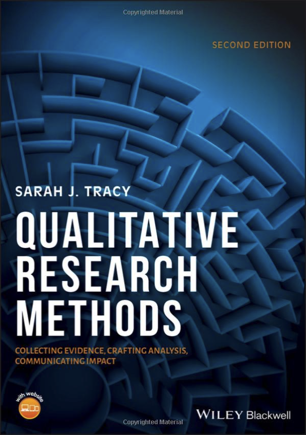 Sarah J. Tracy's Qualitative Research Methods book cover.